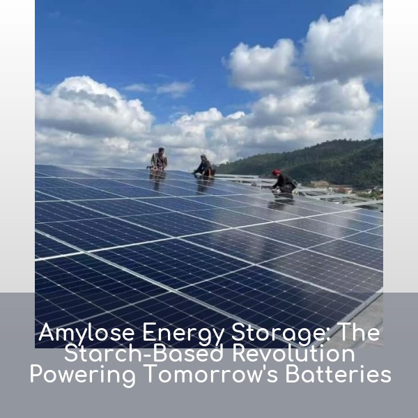 Amylose Energy Storage: The Starch-Based Revolution Powering Tomorrow's Batteries